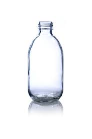 ویال شیشه شربتی شفاف ۲۵۰ میل